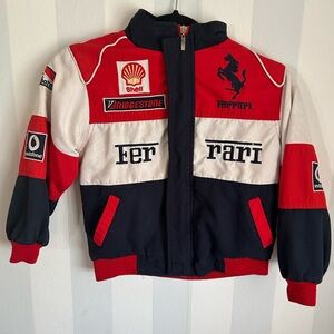 Ferrari Kids Jacket - Red, White, Black